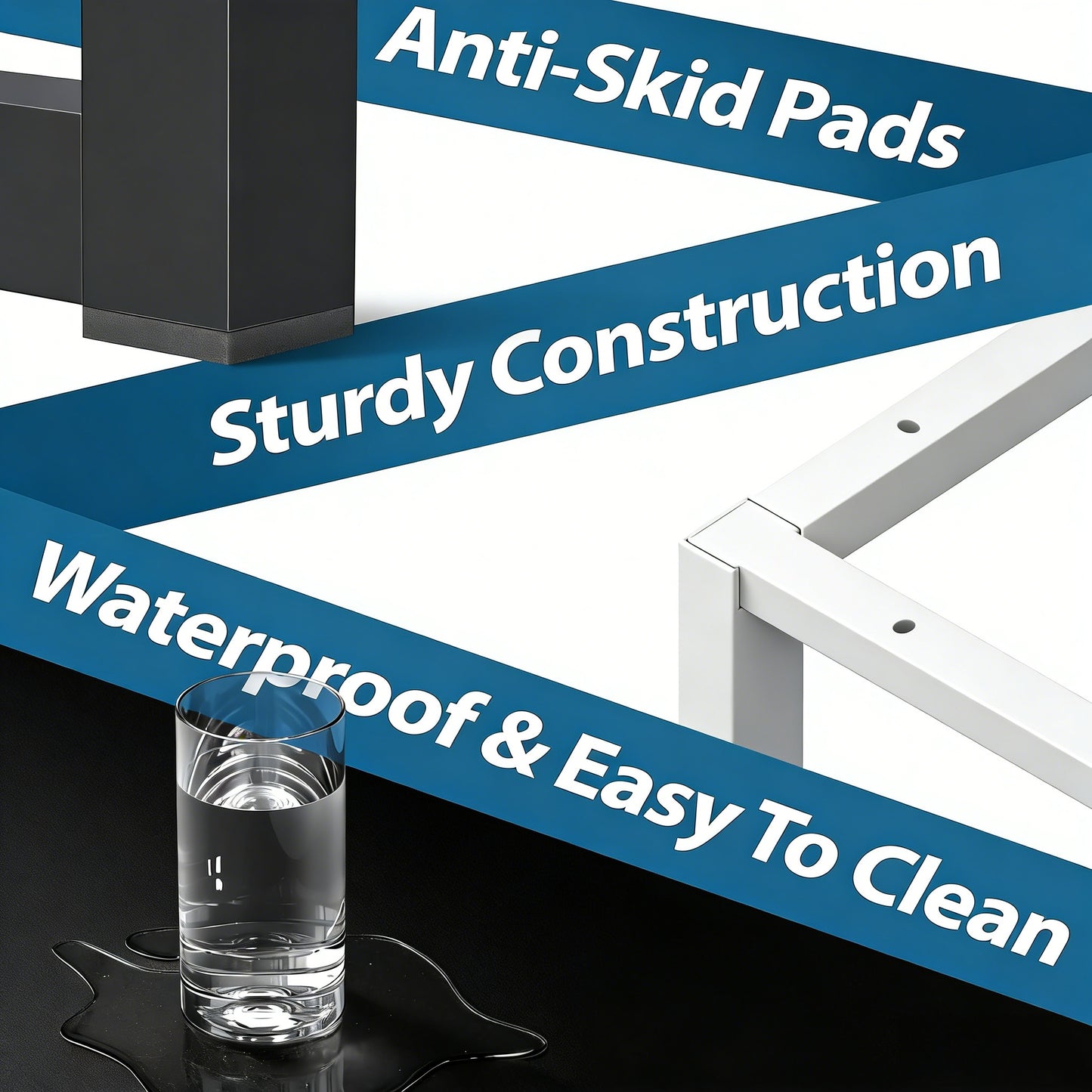 Sleek Sturdy Office Desk (32”x16”x28”)